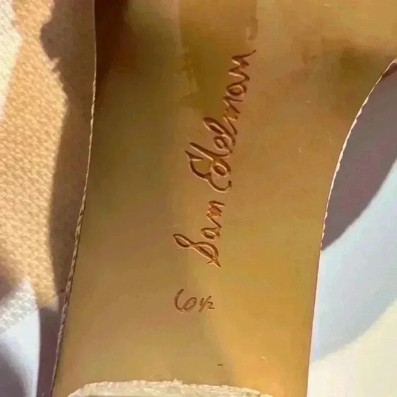 NWOT Sam Elderman Olia Block Heel - Picture 6 of 8